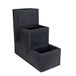 Spetebo Set van 3 bloementrappen antraciet - 60 x 59 x 27 cm - XXL - Kunststof - Bloempot