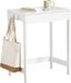 Bureau - Table d'ordinateur - Table de maquillage - Blanc - MDF - 60 cm x 76 cm x 40 cm