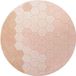 Lorena Canals Planet Bee tapis nid d'abeille rose