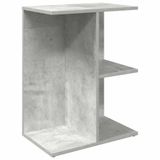 VidaXL Nachtkastje 46,5x29x61 cm bewerkt hout betongrijs