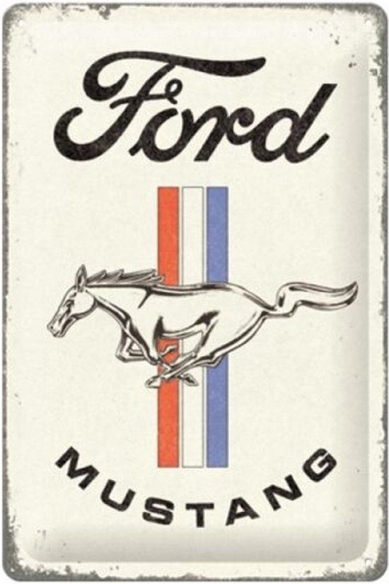 Nostalgic Art Merchandising Wandbord - Ford Mustang