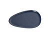 LIND DNA Assiette Curve Grès 26x30 cm bleu marine