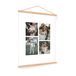 Poster personnalisé avec porte-affiche en bois - 50x70