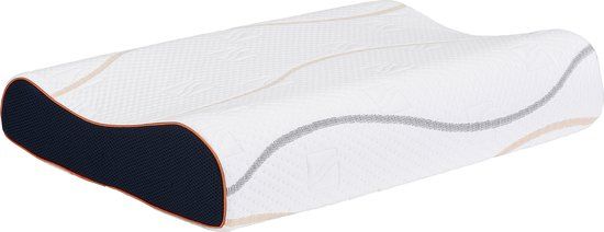 Wave Pillow | Traagschuim Hoofdkussen | 10 cm | Stevig | Ergonomisch | Anti-Allergie