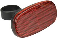 Fischer MTS MarkenTechnikService Fietsbagagedragerreflector met universele bevestiging, Rood