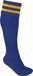 PROACT® Sportsokken Met Contraststrepen PA015 - Dark Royal Blue / Sporty Yellow - 39/42 EU