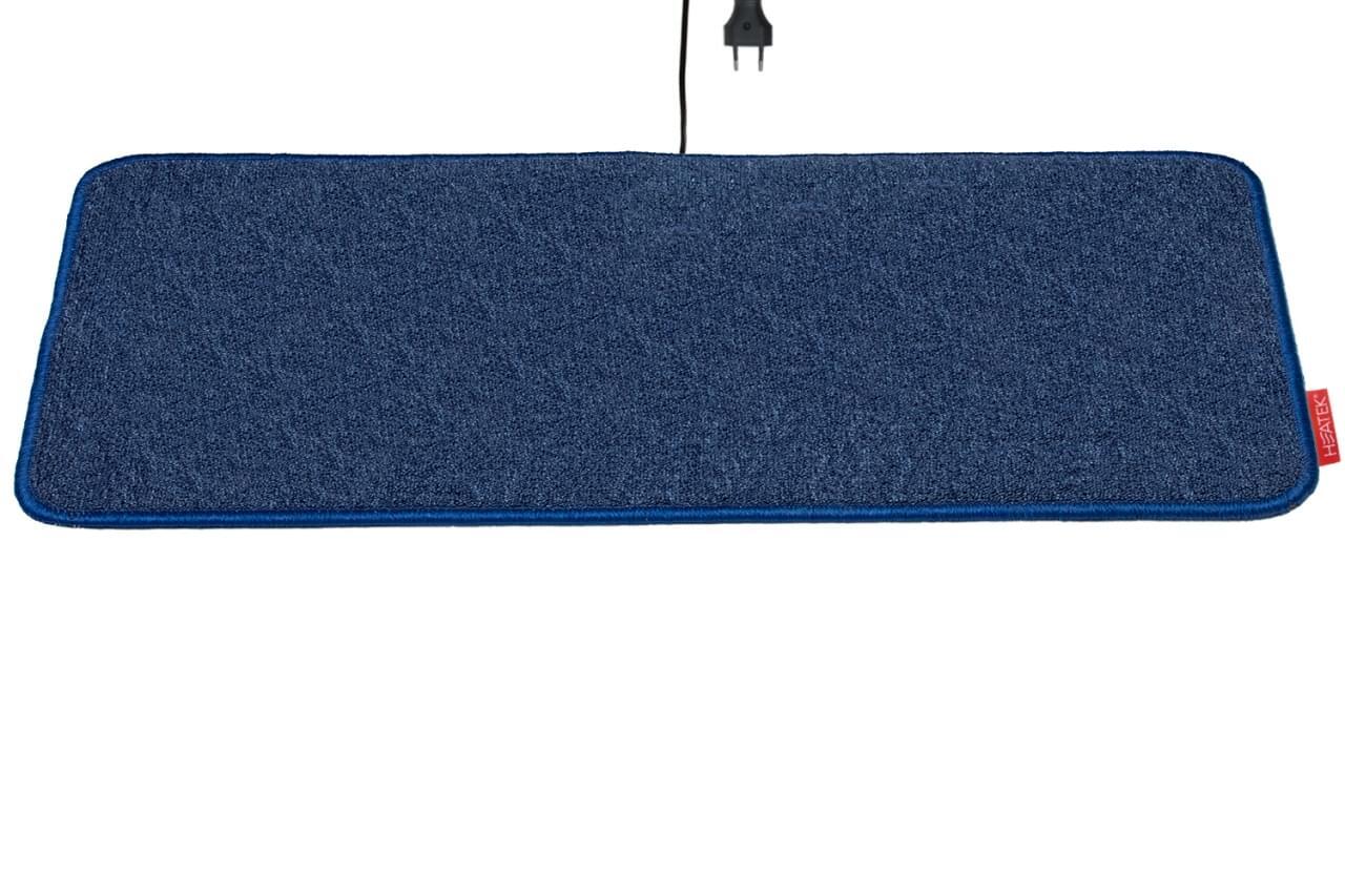 Heatek infrarood verwarmingstapijt - 100 x 50cm - Blauw - Nano-Carbon Formule - 33°C - 1mm dikte - inclusief stekker