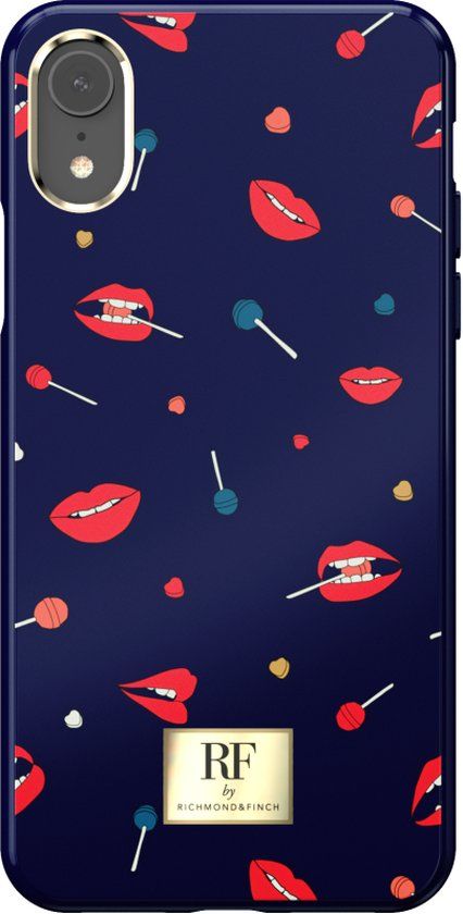 Richmond & Finch Candy Lips iPhone XR Back Cover Kunststof Multi colour