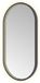 Hotbath &More Mirrors Oval LED Badkamerspiegel - Ovaal - 80 x 40 cm - Geborsteld Zwart Pvd