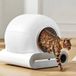LUVCHAIN Icecat Slimme Kattenbak Volautomatische Kattenbak Met Grote Capaciteit, Semi-Gesloten Slimme Kattentoilet App Afstandsbediening