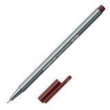 Staedtler - Triplus FineLiner 334 - Superfijne viltpunt 0,3 mm marron, Gris