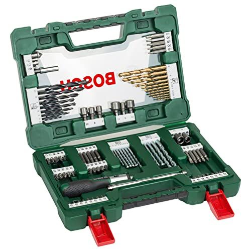 Bosch 91-delige V-Line titanium set voor boren en schroeven