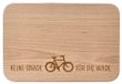 Solidchoice Ontbijtbord van hout met gravure 'Geen genade voor de kuit'