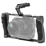 NEEWER Universele camerakooi en bovenste handgreep met ARRI 3/8 inch locatiepinenset, videocamerastabilisator met Arca-basis, dubbele handgrepen, compatibel met