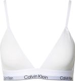 Calvin Klein dames Modern Cotton lightly lined triangle bra - triangel BH - wit