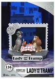 Lady en de Tramp D-Stage 6 figurine, 12,5 cm, PVC, multicolore