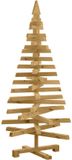 vidaXL Kerstboom met standaard Bruin 120 cm Polyetheen
