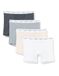 Hanes Boxershorts voor dames, middelgroot, stretch, katoen, ondergoed, 4 stuks, L (verschillende kleur)