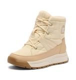 Sorel Whitney III Mid Wp Dameslaarzen, Honingwit, keramiek