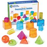 Learning Resources View-Thru Geometric Solids (Set van 14) - 3+
