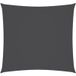 Parasol carré 4x4 m anthracite en tissu Oxford