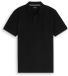 Tom Tailor Piqué-poloshirt met geborduurd logo - Zwart - Maat M