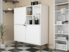 Pulsora Commode 3 portes blanc