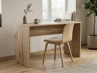 AGAMIR Bureau 130 cm chêne naturel