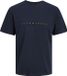 JACK&JONES JJESTAR JJ TEE SS NOOS Heren T-shirt Korte Mouw Ronde Hals Katoen Loose Fit Casual Dark Navy XS