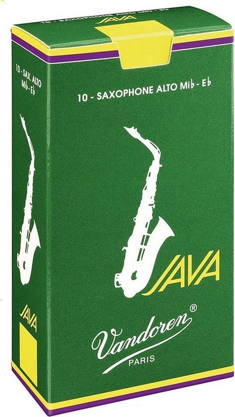 Vandoren Java Altsaxofoon 1,5 doos met 10 rieten - Riet voor altsaxofoon