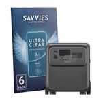Savvies Screenprotector voor Bluetti Elite 400 - Folie Beschermfolie transparant 6 Stuks