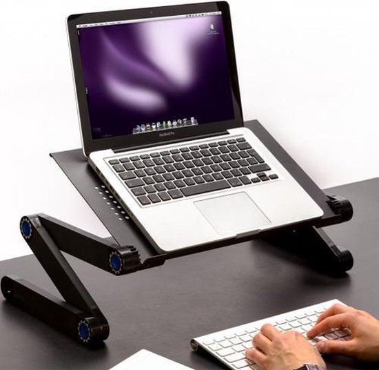 Technosmart Laptop Tafel - Verstelbaar - laptopstandaard zwart