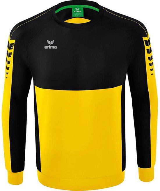 Erima Six Wings Sweatshirt Heren - Geel - Maat M