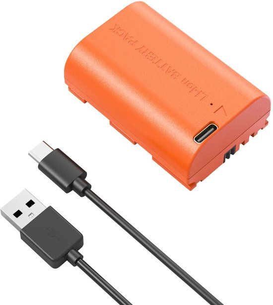 SmallRig 5407 Camera Battery For Canon LP-E6P Oranje
