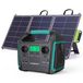 Centrale électrique portable 725,76Wh chargeur avec panneau solaire 100W, 1000W (1500W crête) générateur solaire batterie domestique, alimentation de secours pour usage domestique