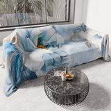 PETTI Artigiani Italiani - Sprei voor Frans bed, lente, zomer, lichte deken voor Frans bed, sprei, bloemenpatroon 13, 100% Made in Italy
