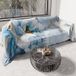 PETTI Artigiani Italiani - Sprei voor Frans bed, lente, zomer, lichte deken voor Frans bed, sprei, bloemenpatroon 13, 100% Made in Italy