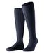 FALKE Heren Teppich in Schuh lange sokken, ademend, klimaatregulerend, geurremmend, dikke wol, geribbeld, warm, krullen, duurzame zool, platte teennaad, 1 paar, Blauw (Dark Navy 6370)