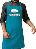 Bellatio Decorations Chef pannenkoek keukenschort - Turquoise