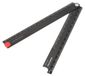 Règle de mesure en alliage d'aluminium pliable 0-300 mm