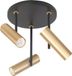 Naamloos Highlight Spot Trend 3 lichts Ø 20 cm incl mini GU10 zwart goud