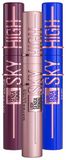 Maybelline New York Lash Sensational Sky High Mascara voor lange wimpers, zeer zwart, blauw en bordeauxrood, 3 x 7,2 ml