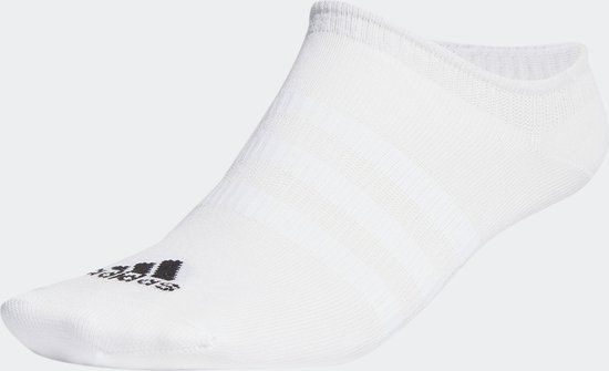 adidas Sportswear Thin and Light No-Show Sokken 3 Paar - Wit - Maat 46-48 - Unisex