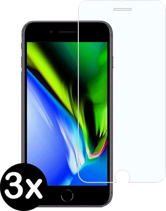 Screenprotector voor iPhone 6/6s Plus - 3 stuks - Glas - Blue filter