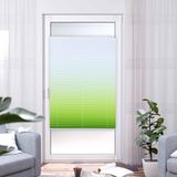K-home Klemmfix geplooide kleurverloop Groen 35cm x 130cm (B x L)