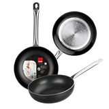 IBILI Poêle profonde i-chef, 32 cm, aluminium, antiadhésif, convient à l'induction