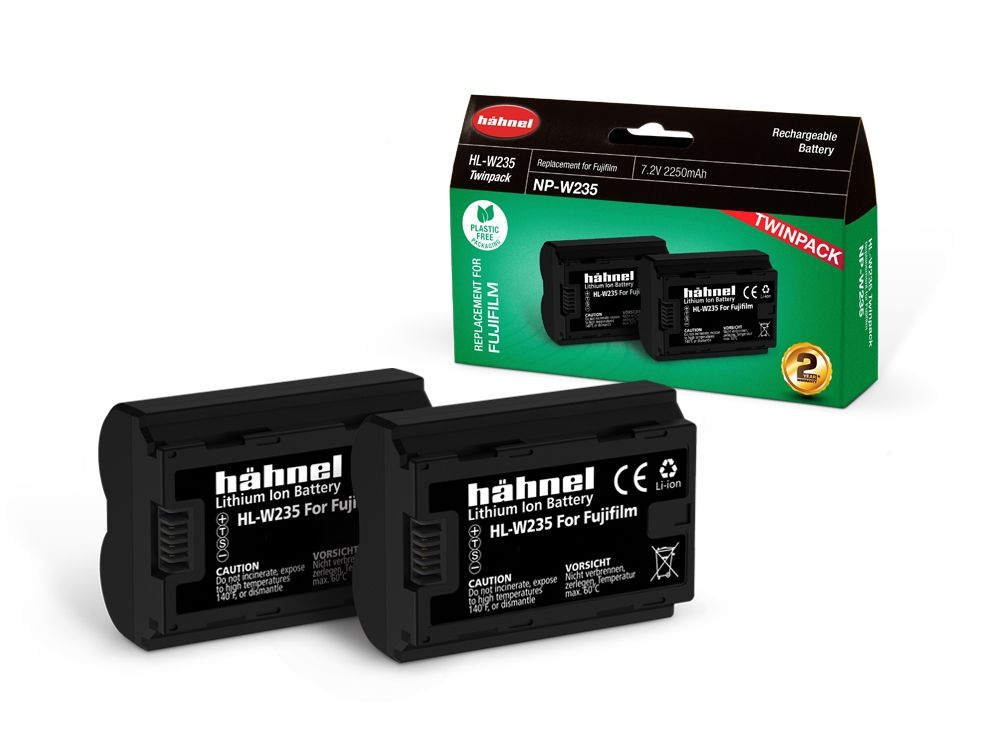 Hähnel HL-W235 Twin Pack (NP-W235) - Batterij voor camera's/camcorders