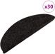 vidaXL Trapmatten zelfklevend 30 st 56x17x3 cm antracietkleurig