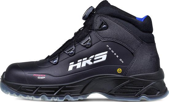 HKS CPO 50 BOA S3 Werkschoenen - Zwart/Blauw - Maat 42