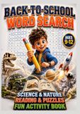 Back-to-School Word Search For Curious Kids Ages 9-12 Activity book